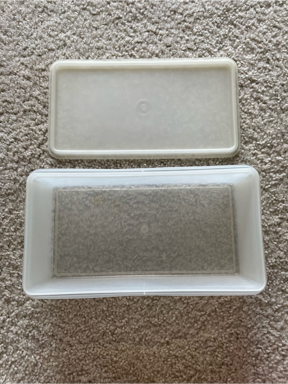 Tupperware Off-White Rectangular Storage Container - Picture 2 of 5